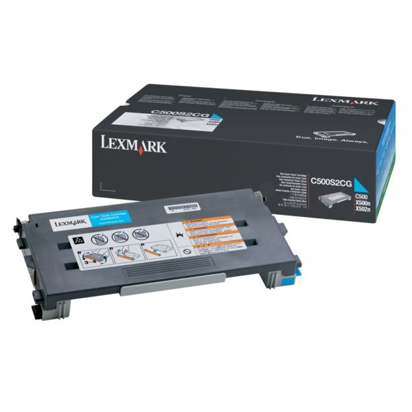 Lexmark C500H2CG Toner cyan Lexmark C500H2CG Toner cyan