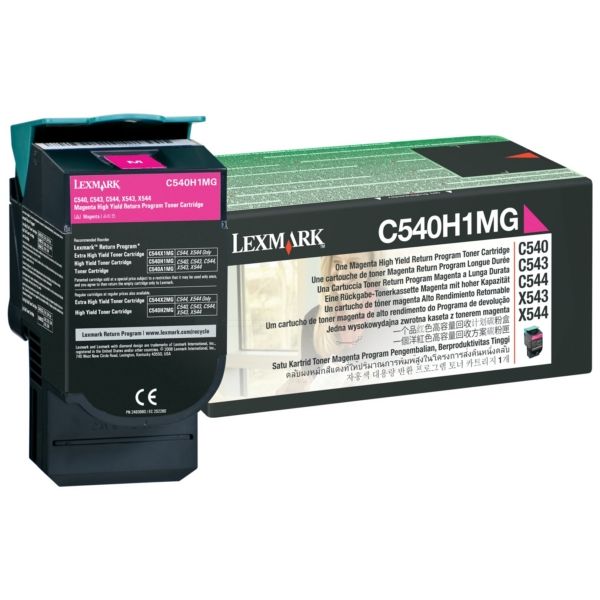 Lexmark C540H1MG Original Toner magenta return program