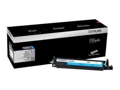 Lexmark Original 700D2 Entwicklereinheit cyan 40.000 Seiten (70C0D20) für C2132, CS310, CS317, CS417, CS517, CX317