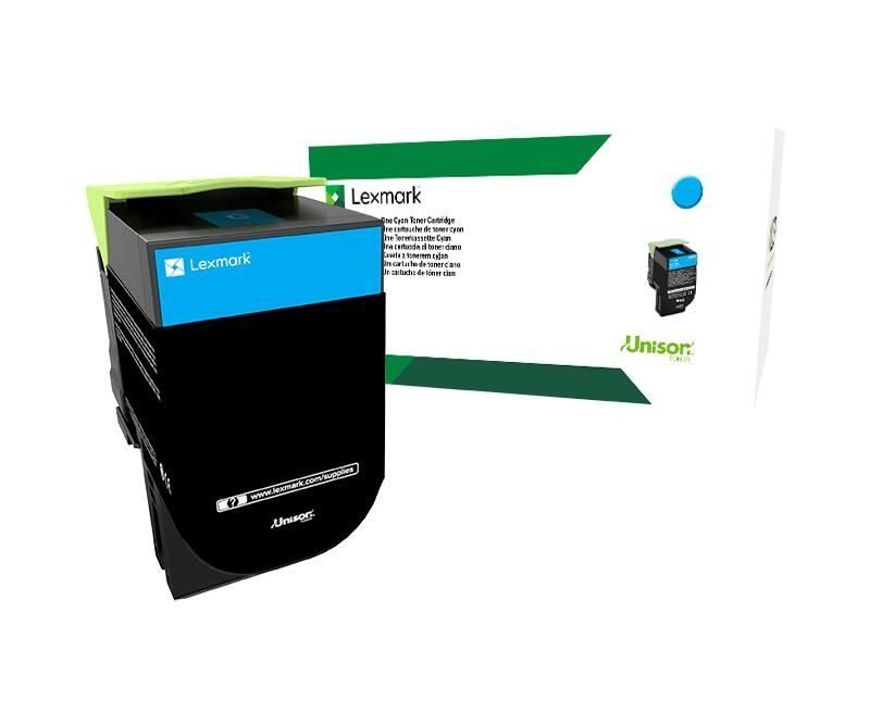 Lexmark Original 802HC Toner cyan 3.000 Seiten (80C2HC0) für CX410e/de/dte, CX510de/dhe/dthe