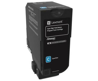 Lexmark Original Toner - cyan (74C2HC0) für CS725de/dte