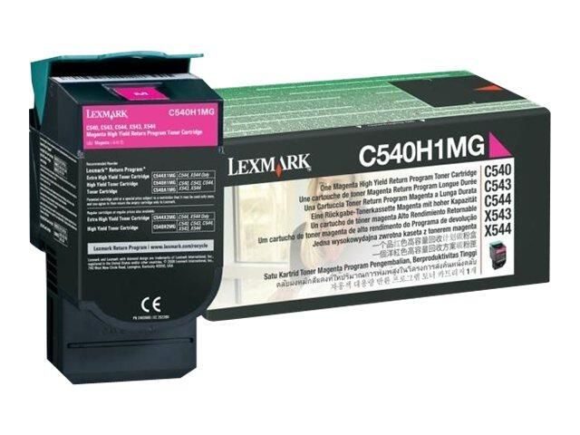 Lexmark Original Toner magenta 2.000 Seiten (C540H1MG) für C540n, C543dn, C544dn/dtn/dw/n, C546dtn, X543dn