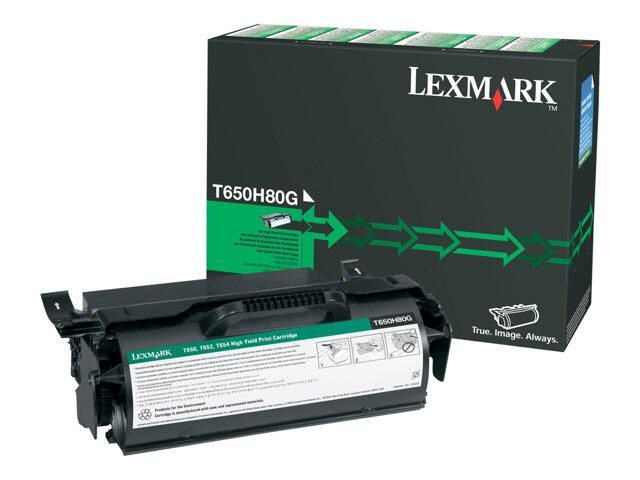 Lexmark Original Toner schwarz 25.000 Seiten (T650H80G) für T650dn/dtn/n, 652dn/dtn/n, 654dn/dtn/n