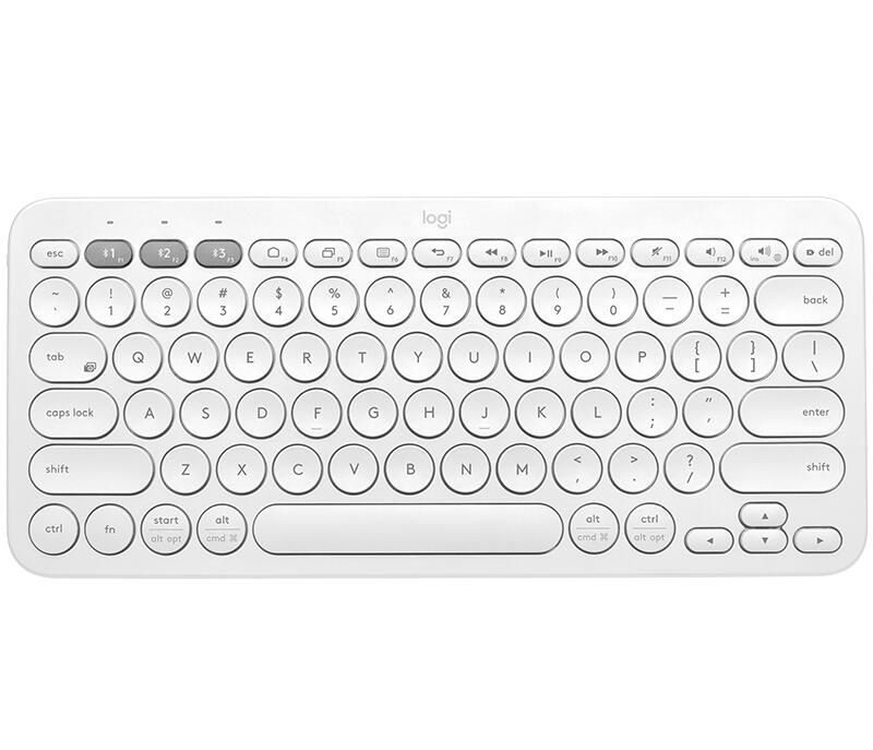 Logitech K380 Multi-Device Bluetooth Tastatur (kabellos, weiß)