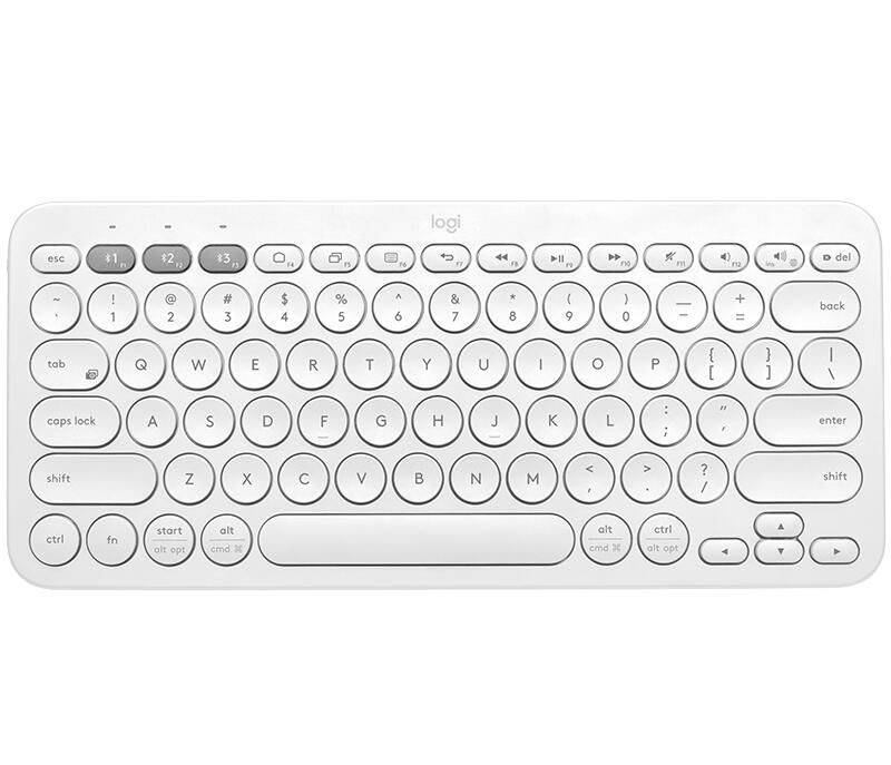 Logitech K380 Multi-Device Bluetooth Tastatur (kabellos, weiß)