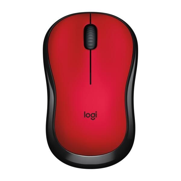 Logitech M220 Silent Wireless Maus (kabellos, rot)