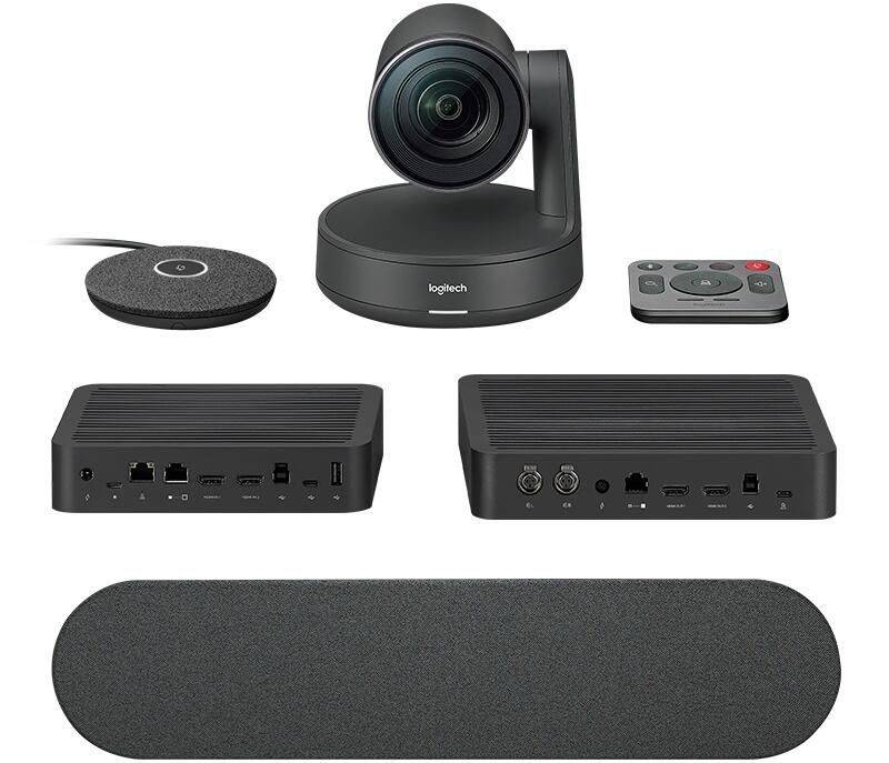 Logitech Rally Hochwertiges Ultra-HD ConferenceCam System mit automatischer Kamerasteuerung