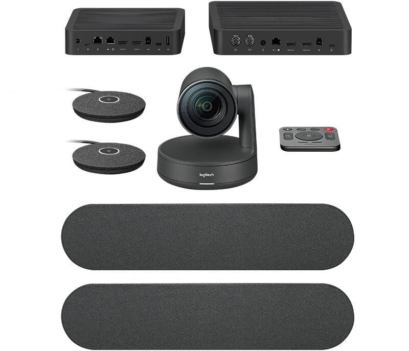 Logitech Rally Plus Hochwertiges Ultra-HD ConferenceCam System mit automatischer Kamerasteuerung