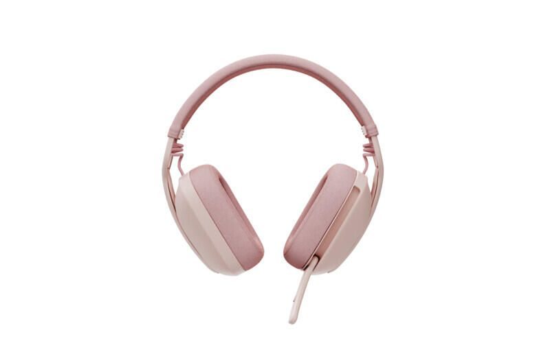 Logitech Zone Vibe 100 Headset (kabellos, rosa)