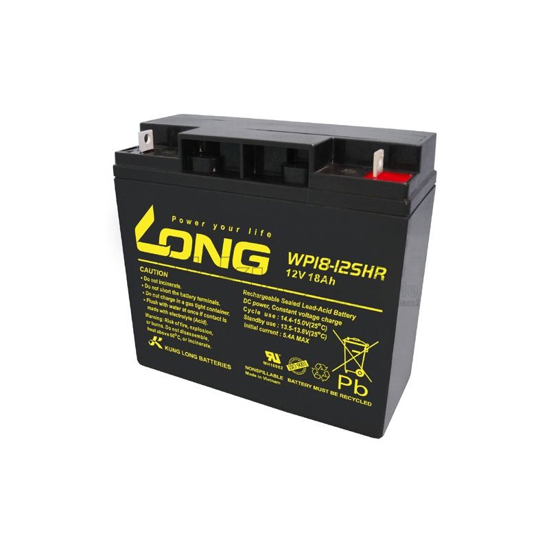 Long - WP18-12SHR - 12 Volt 18Ah Pb