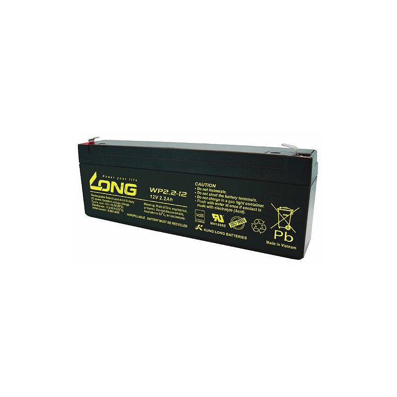 Long - WP2.2-12 - 12 Volt 2200mAh Pb