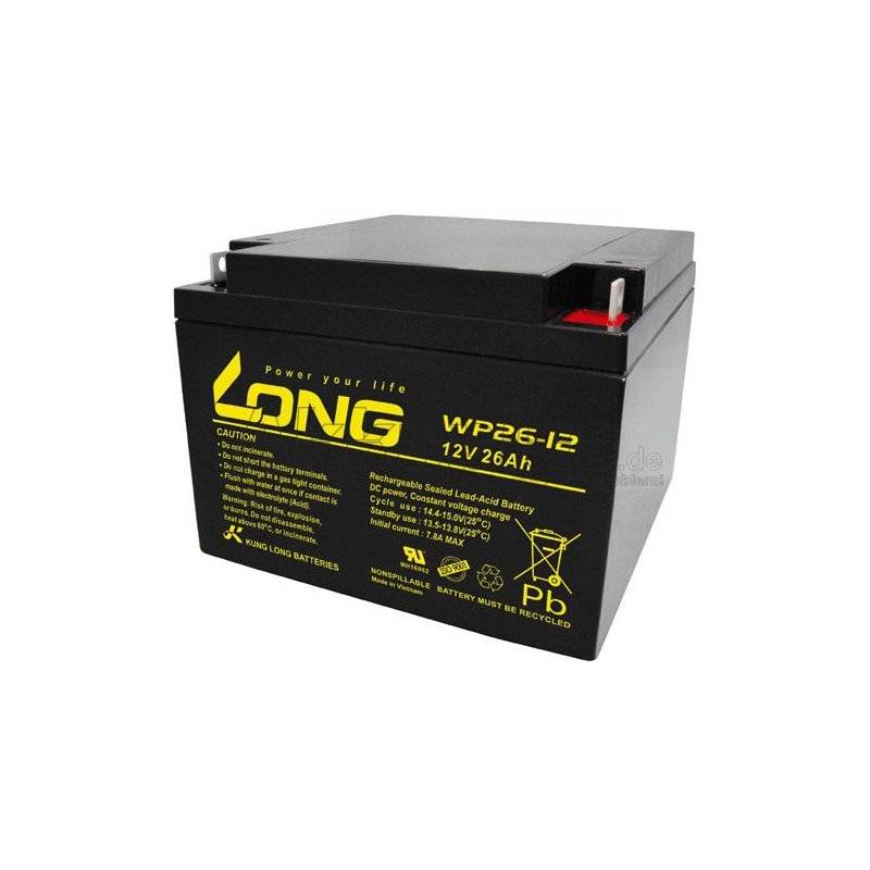 Long - WP26-12 - 12 Volt 26Ah Pb