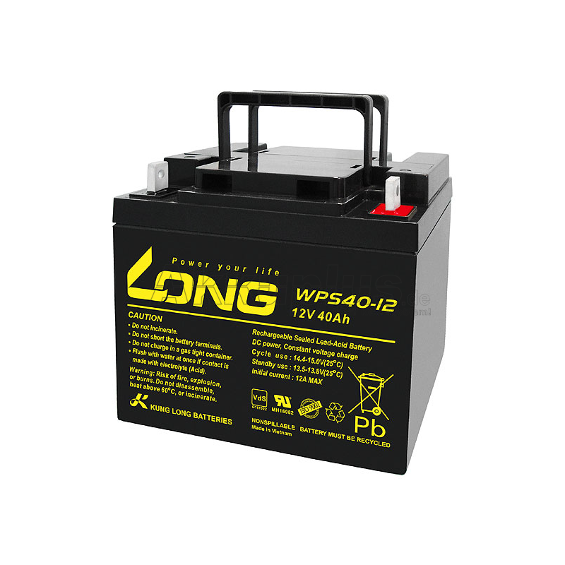 Long - WPS40-12 - 12 Volt 40Ah Pb