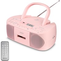 MEDION LIFE® E65010 Boombox, CD-Kassetten-Radio mit MP3-Wiedergabe, PLL-UKW Radio, USB Anschluss, CD-R/RW kompatibel, AUX-In, 2 x 3 W RMS von MEDION