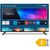 MEDION LIFE® X15024 (MD 31651) Ultra HD LCD Smart-TV, 125,7 cm (50'') Ultra HD Display, HDR, PVR ready, NETFLIX, Prime Video, Disney+, DAZN, Paramount+ App, VIDAA Store, Bluetooth®, HD Triple Tuner, CI+ Schnittstelle von MEDION