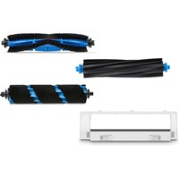 MEDION Saugroboter Zubehörset 3 für den X41 SW und X41 SW+ und X42 SW+ (MD 11916 und MD 14841 und MD 12034), 1x Kombibürste, 3x Mittelbürste (Kombi, halb flauschig+halb Silikon, voll Silikon) 1x Hauptbürstenabdeckung von MEDION