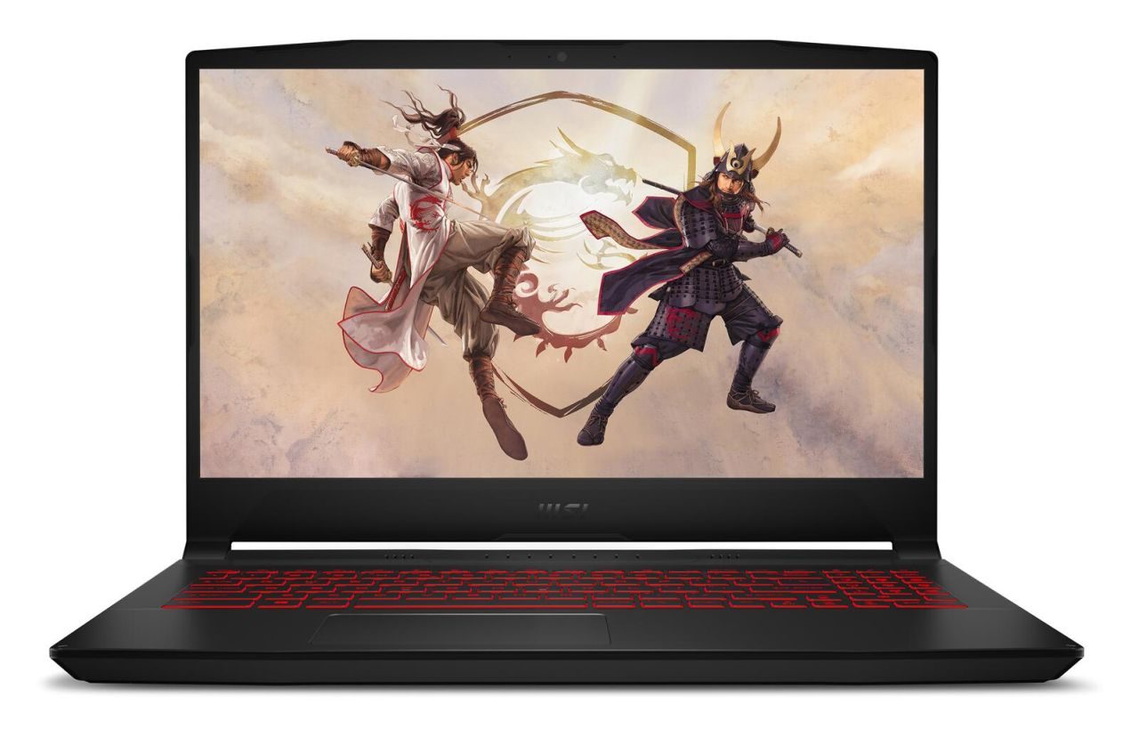 MSI GF66 Katana 12UE-077 Intel Core i7-12700H Gaming-Notebook 39,6cm (15,6") 16GB RAM, 512GB SSD, RTX 3060, Free DOS