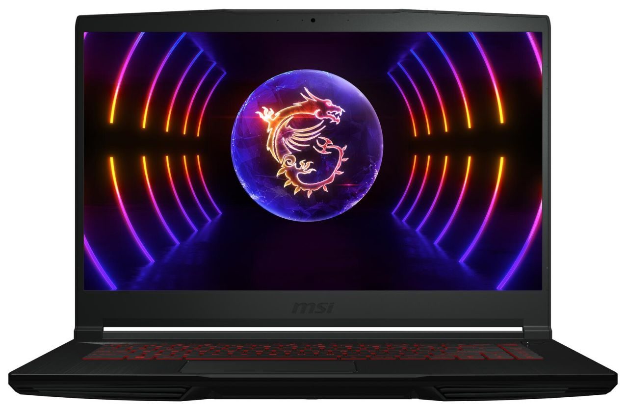 MSI Thin GF63 12VE-030 Intel Core i5-12450H Gaming Notebook 39,6cm (15,6") 16GB RAM, 512GB SSD, Full HD, FreeDOS