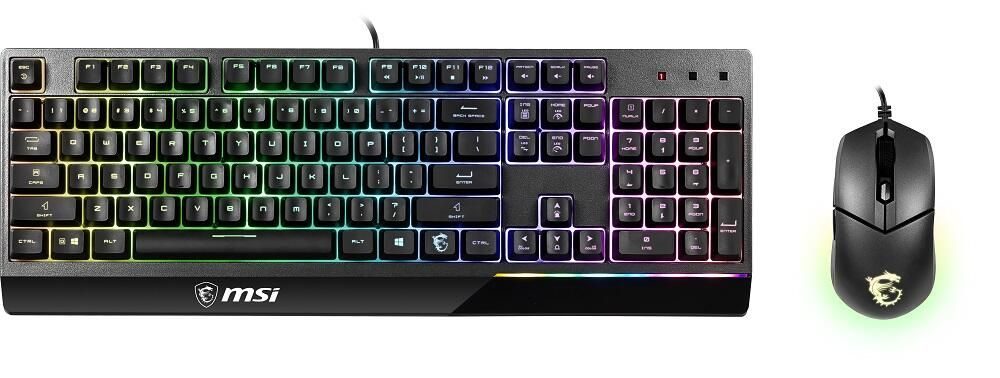 MSI Vigor GK30 Combo Gaming Tastatur mit Clutch GM11 Gaming Maus