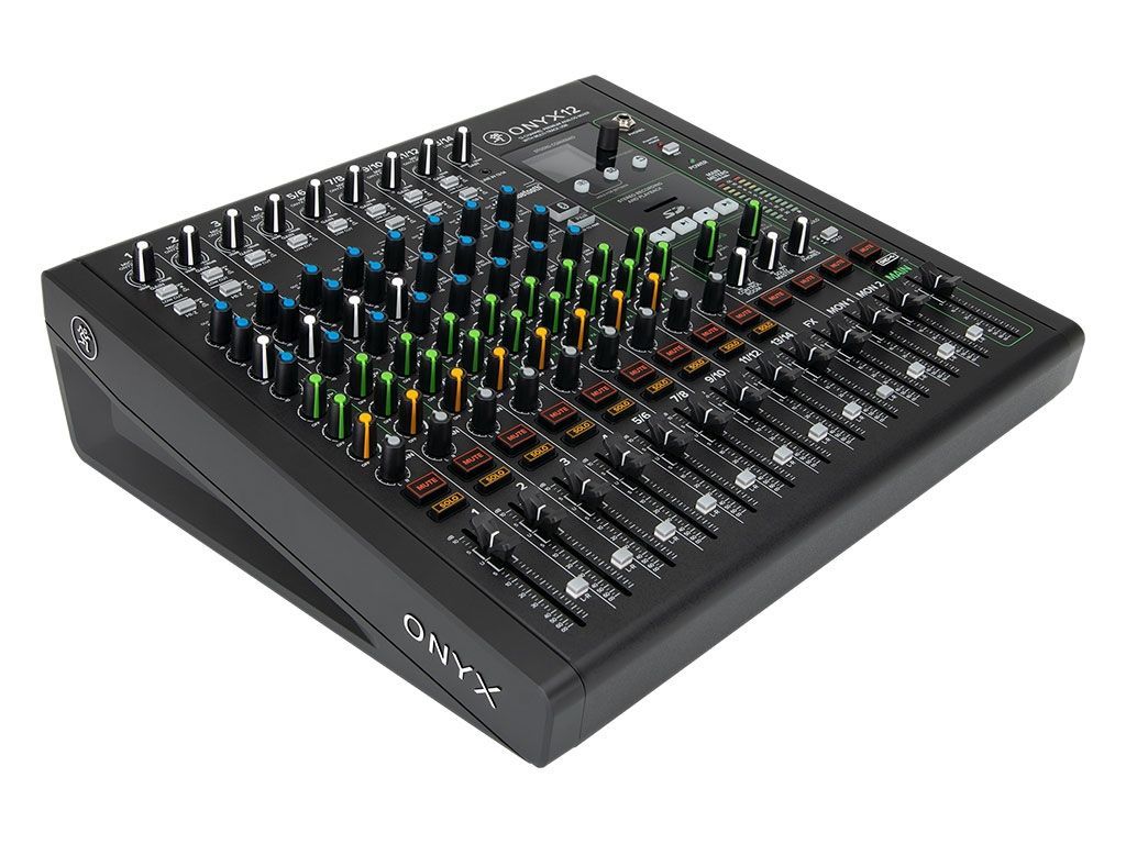 Mackie Onyx12 Mischpult 12-Kanal Mixer mit Mehrspuraufnahme über USB