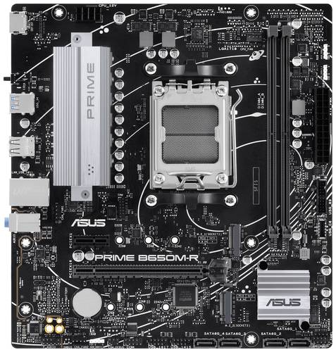 Asus PRIME B650M-R Mainboard Sockel (PC) AMD AM5 Formfaktor (Details) Micro-ATX Mainboard-Chipsatz A von Asus