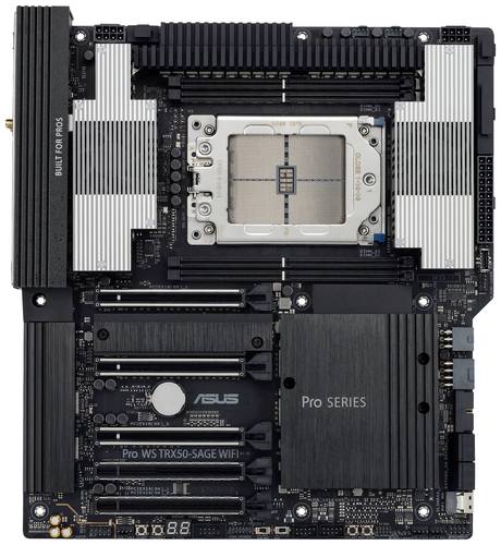 Asus PRO WS TRX50-SAGE WIFI Mainboard Sockel (PC) AMD sTR5 Formfaktor (Details) SSI CEB Mainboard-Ch von Asus