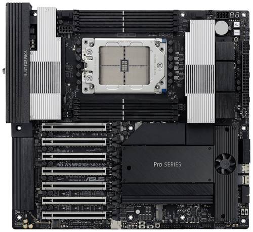 Asus PRO WS WRX90E-SAGE SE Mainboard Sockel (PC) AMD sTR5 Formfaktor (Details) SSI EEB Mainboard-Chi von Asus