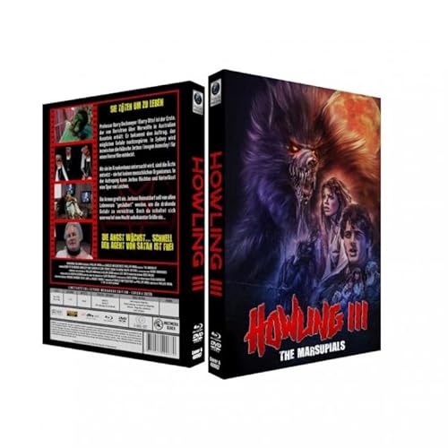Mediabook - Das Tier - Howling III - The Marsupials - Cover A - limited 333er Blu-Ray + DVD Edition Mediabook - Das Tier - Howling III - The Marsupials - Cover A - limited 333er Blu-Ray + DVD Edition