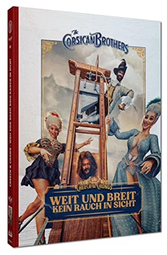 Mediabook wattiert - Cheech & Chong - Weit und breit kein Rauch in Sicht ( Cheech & Chong's The Corsican Brothers ) - Cover A limited 222er Blu-Ray + DVD Edition von DE-JC