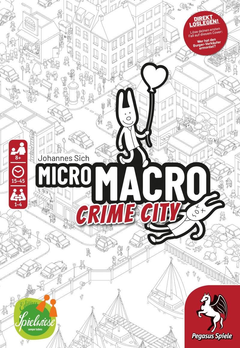 MicroMacro Crime City, deutsche Ausgabe MicroMacro Crime City, deutsche Ausgabe
