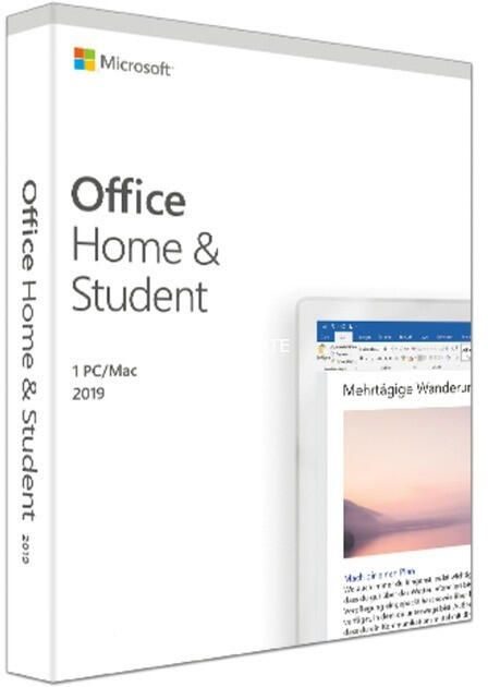 Microsoft Office Home and Student 2019 deutsch, für Windows und MAC
