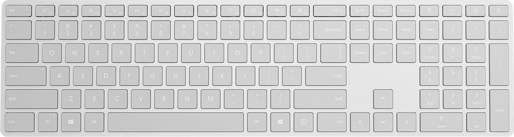 Microsoft Surface Keyboard Silber/Grau Bluetooth