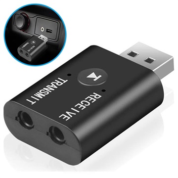 Mini Bluetooth Audio Sender / Empfänger YET-TR6 - USB-A, 3.5mm Mini Bluetooth Audio Sender / Empfänger YET-TR6 - USB-A, 3.5mm