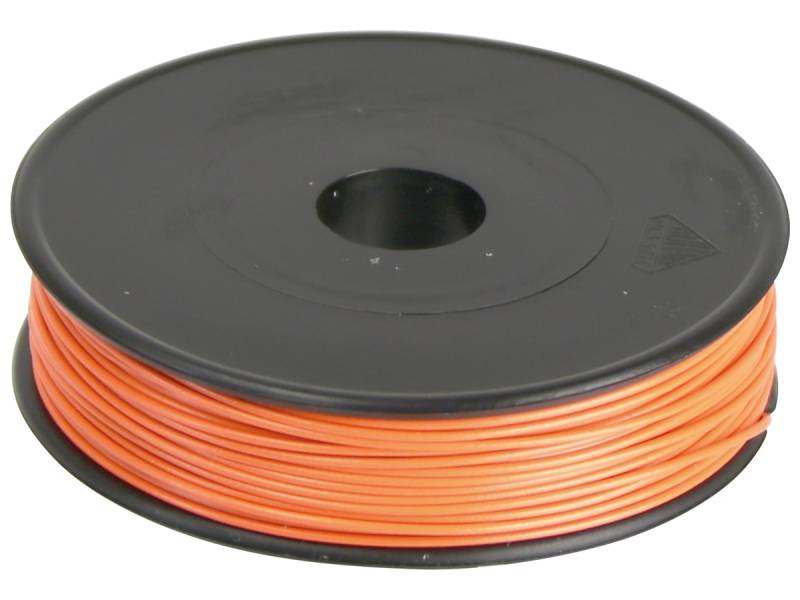 RAUTRONIC Modellbau-Litze, 1x0,09 mm², orange, 40 m von Rautronic