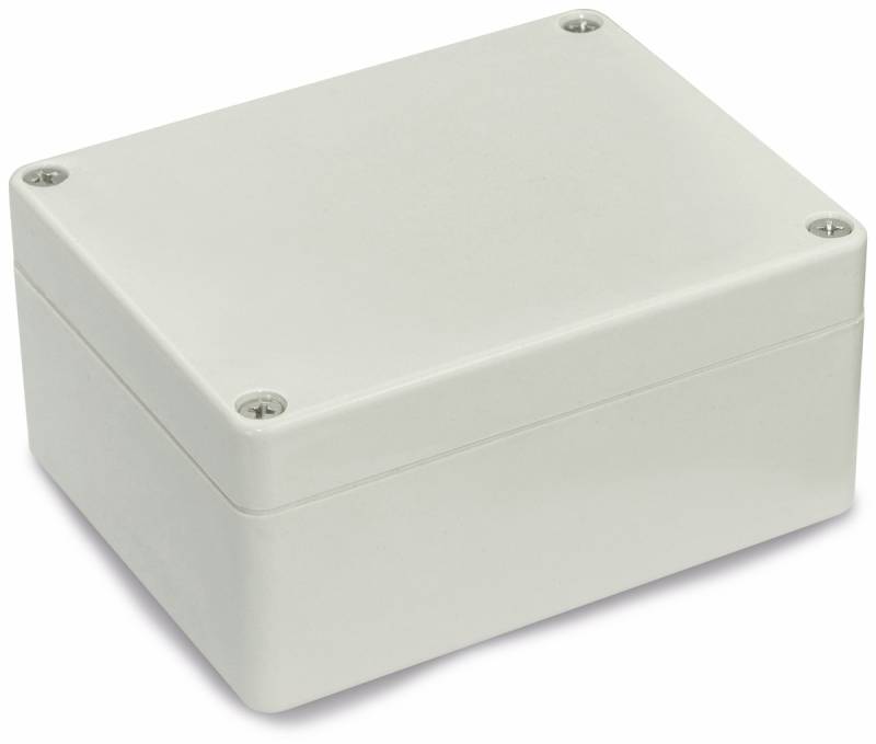 Modulgehäuse ABS, 115x90x55 mm, IP65, lichtgrau von Sintron Distribution GmbH