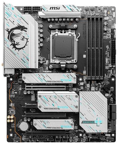 MSI X670E Gaming Plus Wifi Mainboard Sockel (PC) AMD AM5 Formfaktor (Details) ATX Mainboard-Chipsatz von MSI