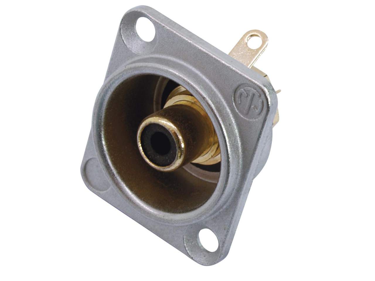NEUTRIK Cinch Einbaubuchse sw NF2D0 NEUTRIK Cinch Einbaubuchse sw NF2D0