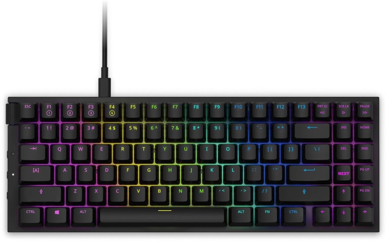 NZXT Function MiniTKL Schwarz Tastatur