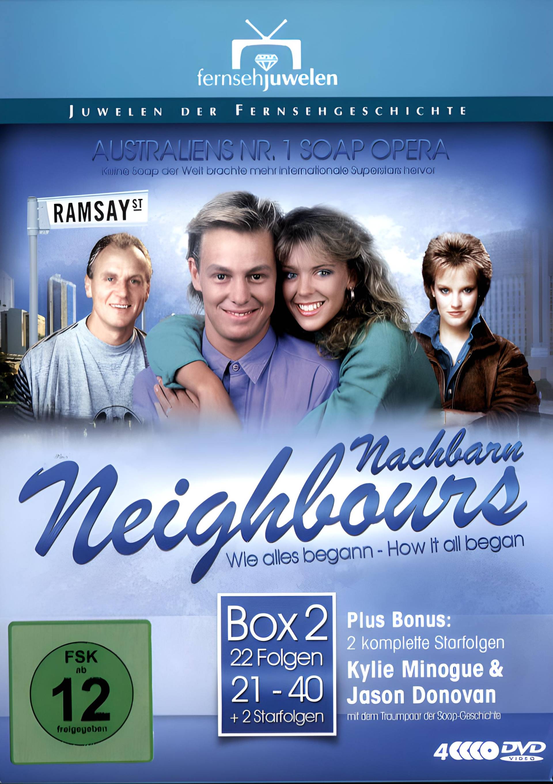 Nachbarn/Neighbours - Box 2: Wie alles begann (Episoden 21-40) [4 DVDs]
