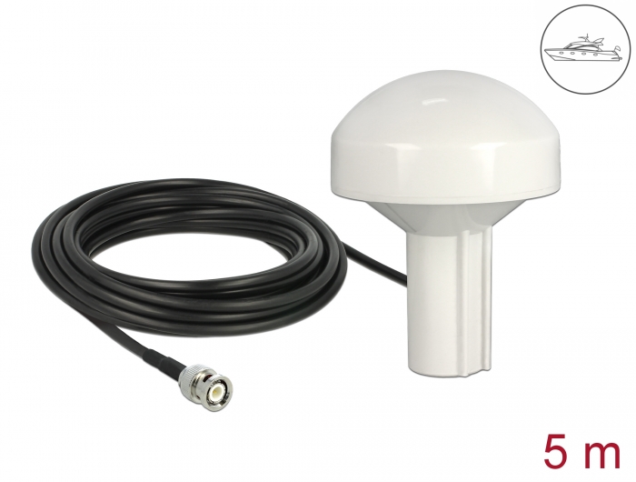 Navilock GNSS GALILEO GPS QZSS Marine Antenne 1575 MHz BNC Stecker 28 dBi direktional mit Anschlusskabel RG-58 U 5 m outdoor weiß Navilock GNSS GALILEO GPS QZSS Marine Antenne 1575 MHz BNC Stecker 28 dBi direktional mit Anschlusskabel RG-58 U 5 m outdoor weiß