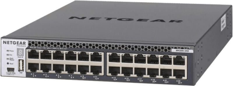 Netgear M4300-24X (XSM4324CS) 24-Port 10-Gigabit Stapelbarer Managed Switch