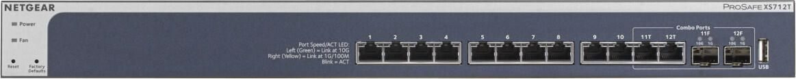 Netgear XS712T 12-Port 10-Gigabit Smart Managed Pro Switch