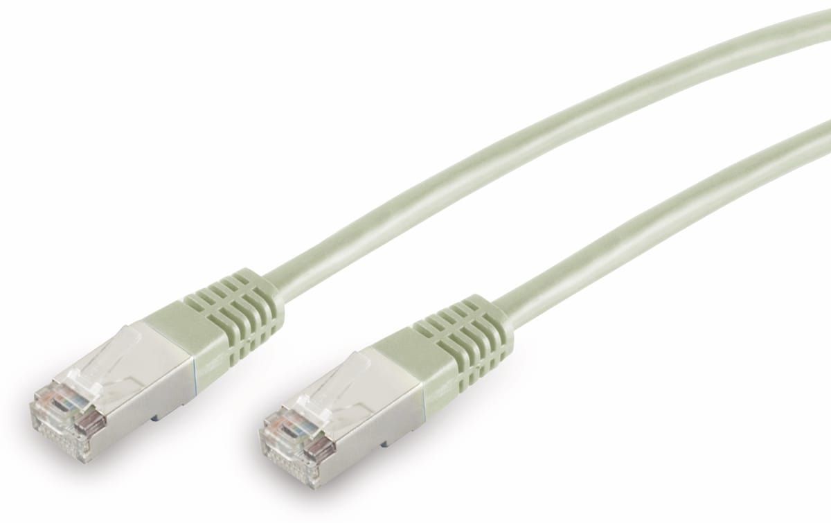 Netzwerkpatchkabel CAT.6 , RJ45, 1:1, 5 m, grau