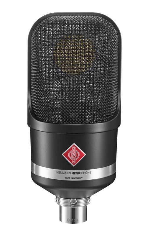 Neumann TLM 107 bk Studio Mikrofon, Großmembranmikrofon mit SG2 Stativgelenk