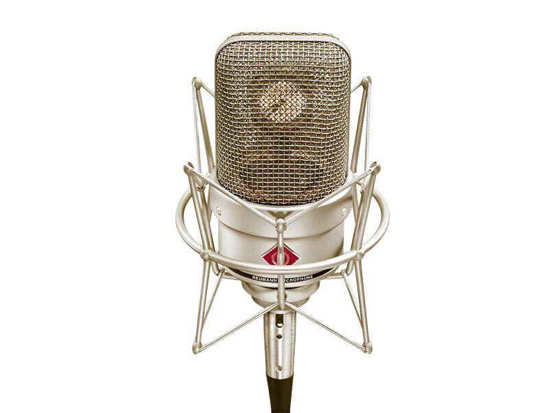 Neumann TLM 49 Studio Mikrofon, Großmembranmikrofon mit Spinne, für Gesang