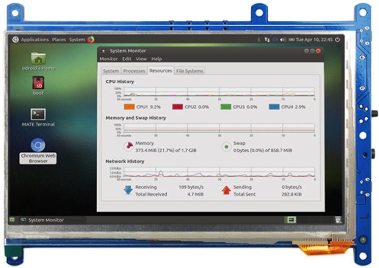 ODROID TFT-Display VU7A Plus, 17,78 cm (7"), HDMI, Multi-Touch, Audio von Hardkernel Co., LTD.