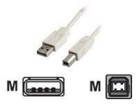 OFFICE-Partner Premium USB-Kabel 4,5m grau