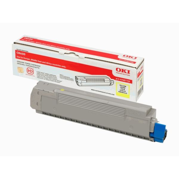 OKI 43487709 Original Toner gelb