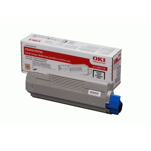 OKI 43865708 Original Toner schwarz