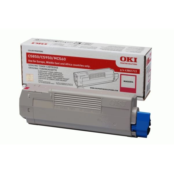 OKI 43865722 Original Toner magenta OKI 43865722 Original Toner magenta